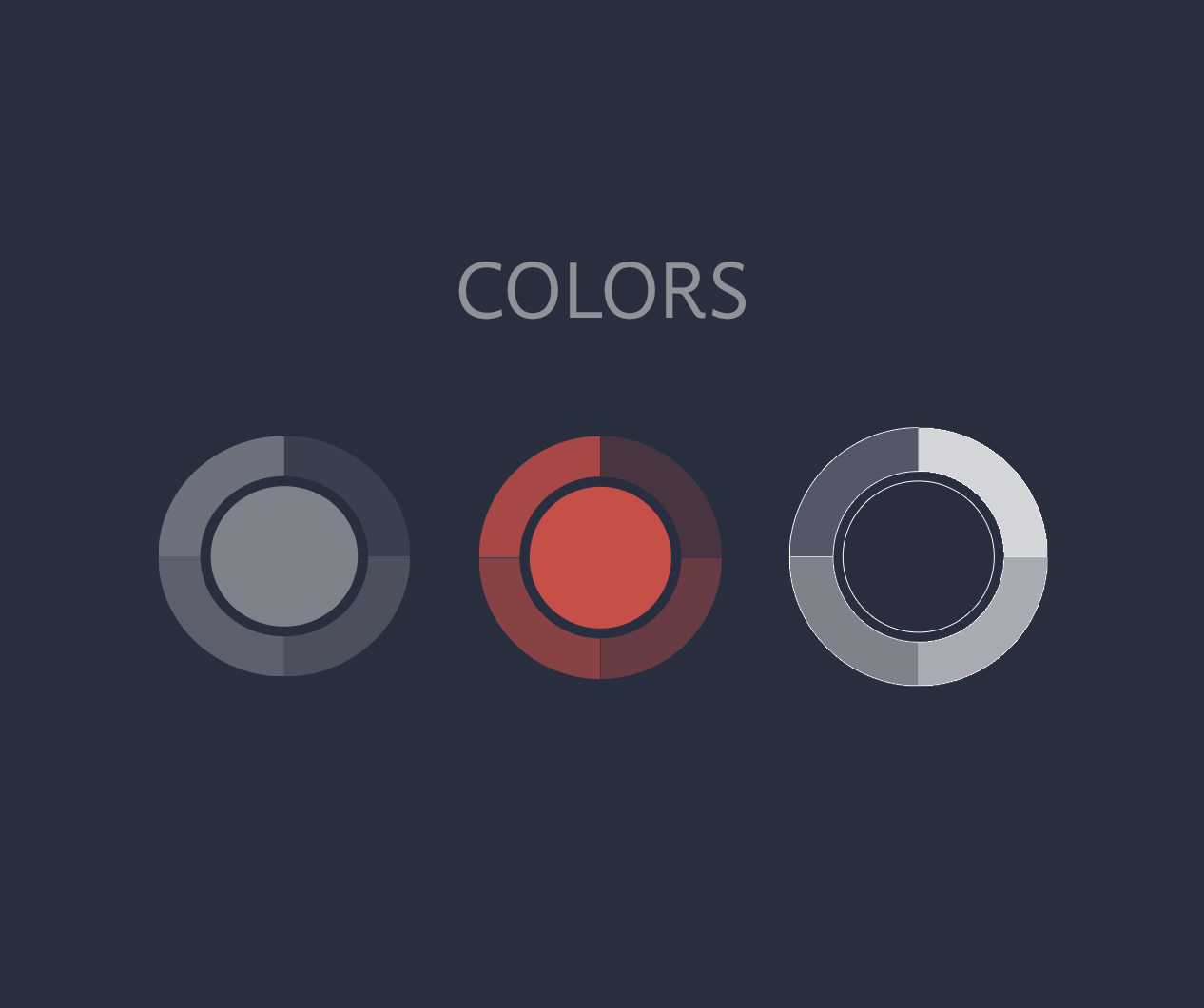Image showing the colors used for Nubal Cofee branding.